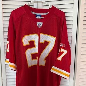 Reebok Kansas City Chiefs L. Johnson NFL Jersey with Number 27